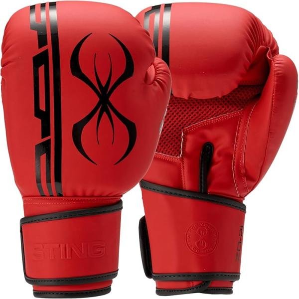 STING ARMAPLUS BOXING GLOVE - 12oz - RED/BLACK - 1038226