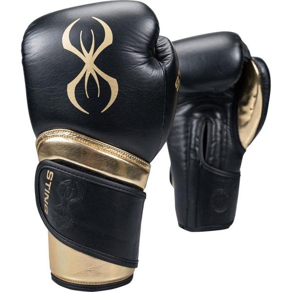 STING VIPER X BOXING GLOVE - 12oz - BLACK / GOLD - 1039353