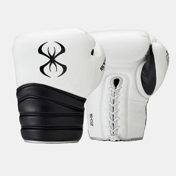 STING VIPER X BOXING GLOVES LACE UP - 14oz - BLACK/GOLD - 1039445