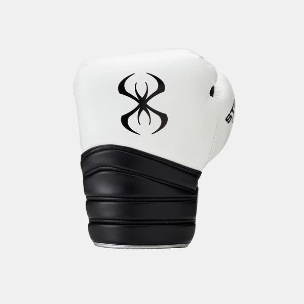 STING VIPER X BOXING GLOVES LACE UP - 18oz - WHITE/BLK/SILVER - 1039506