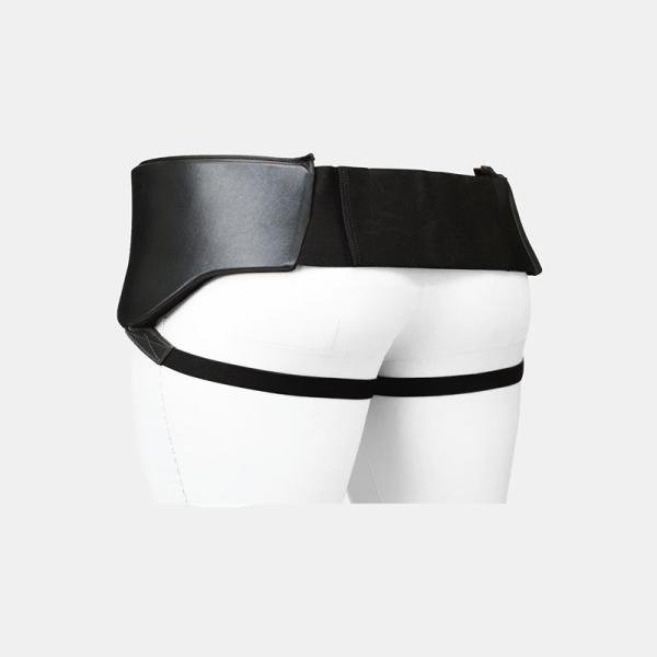 STING PRO LEATHER ABDOMINAL GUARD - S - WHITE/BLACK - 1039650