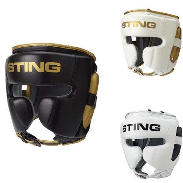 STING VIPER GEL FULL FACE HEAD GUARD - XL - WHITE/BLACK - 1039728