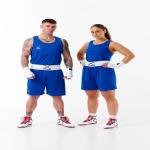 STING FEMALE JNR BOXING METTLE SINGLET - SIZE 10 - BLUE - JF-ST1027-BL10