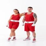 STING FEMALE JNR BOXING METTLE SINGLET - SIZE 12 - RED - JF-ST1027-RD12