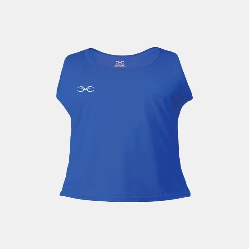 STING JUNIOR MALE METTLE BOXING SINGLET - SIZE 14 - BLUE - JM-ST1027-BL14