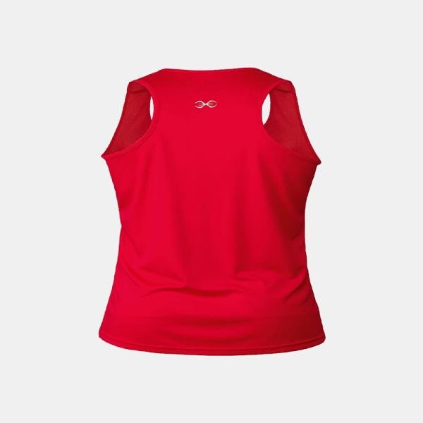 STING JUNIOR MALE METTLE BOXING SINGLET - SIZE 16 - RED - JM-ST1027-RD16