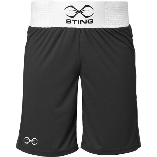 STING METTLE BOXING SHORT - SIZE S - BLACK - M-ST1026-BK01