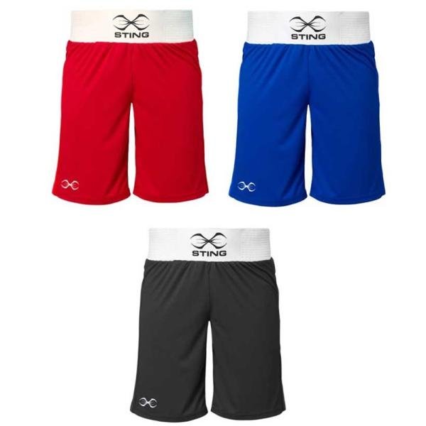 STING METTLE BOXING SHORT - SIZE XS - RED - M-ST1026-RD00