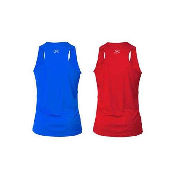 STING MENS METTLE BOXING SINGLET - SIZE S - RED - M-ST1027-RD01