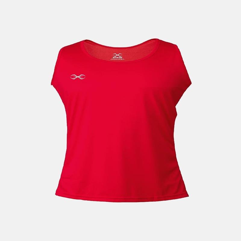 STING MENS METTLE BOXING SINGLET - SIZE 2XL - RED - M-ST1027-RD05