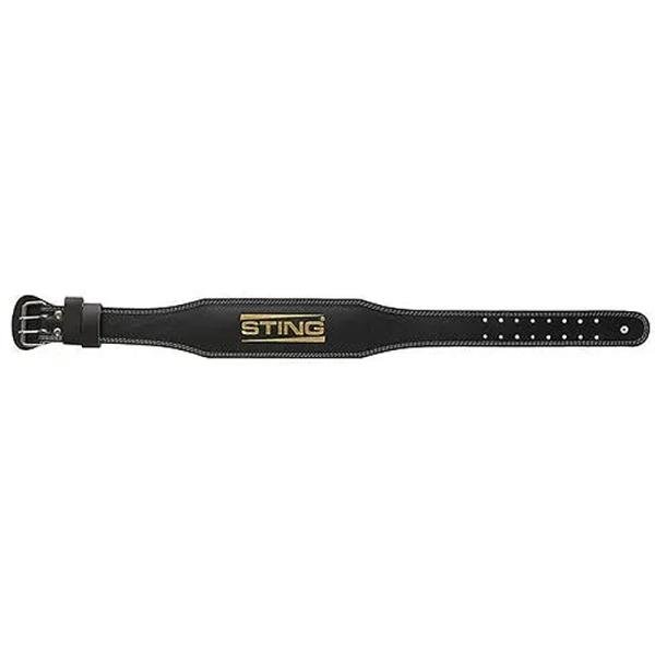 STING ECO LEATHER LIFTING BELT 4INCH - L - BLACK / GOLD - S10W-BS43