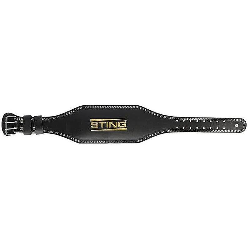 STING ECO LEATHER LIFTING BELT 6INCH - L - BLACK / GOLD - S10W-BS63
