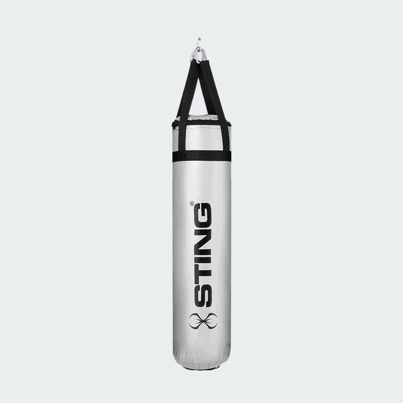 STING PRO SERIES FOAM LINED PUNCH BAG - 6FT / 180CM - SILVER - S17B-P3518