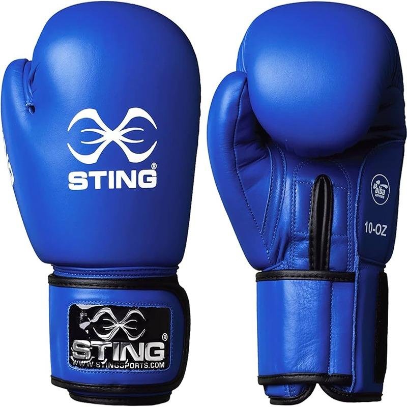 STING COMPETITION AIBA BOXING GLOVE - 12oz - RED - S2AG-0213