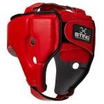 STING COMPETITION AIBA HEAD GUARD - XL - RED - S2AH-0204
