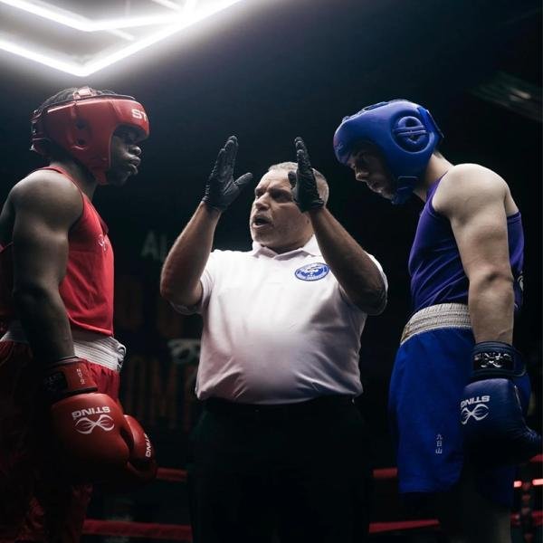 STING COMPETITION AIBA HEAD GUARD - L - BLUE - S2AH-0303