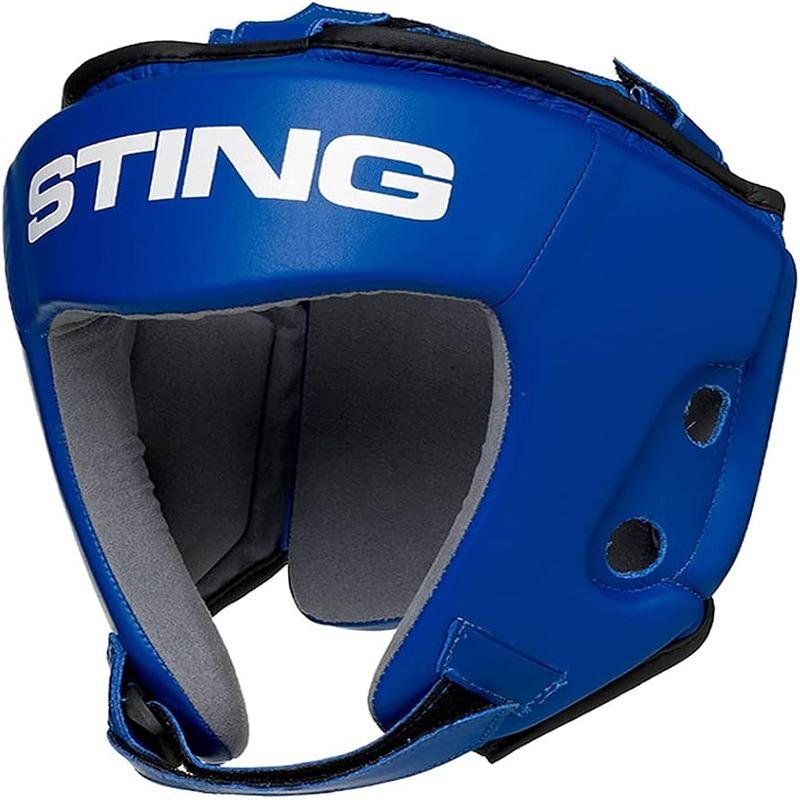 STING COMPETITION AIBA HEAD GUARD - XL - BLUE - S2AH-0304
