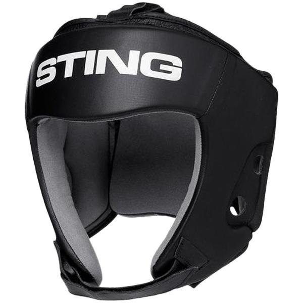 STING ORION GEL OPEN FACE HEAD GUARD - S - BLACK - SAH-0101