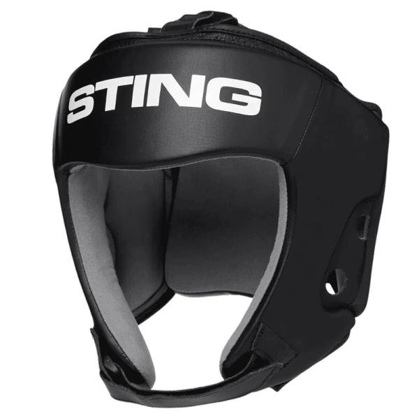 STING ORION GEL OPEN FACE HEAD GUARD - M - BLACK - SAH-0102