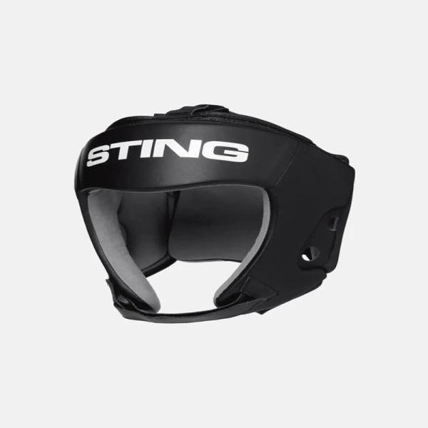STING ORION GEL OPEN FACE HEAD GUARD - XL - BLACK - SAH-0104