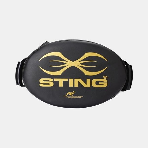 STING ROUND HD BUMP/STRIKE SHIELD - STANDARD - BLACK - SBS-704BK