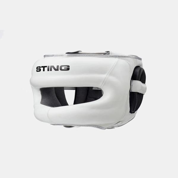 STING EVOLUTION FACE SHIELD - S - WHITE/GOLD - SEFS-12101