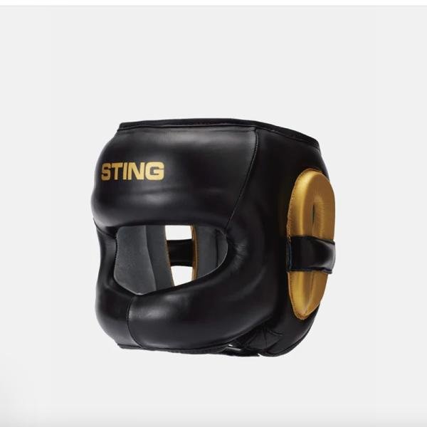 STING EVOLUTION FACE SHIELD - M - WHITE/GOLD - SEFS-12102