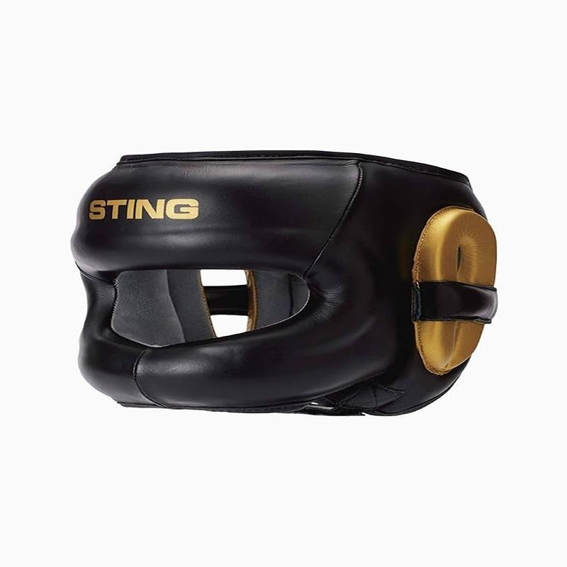 STING EVOLUTION FACE SHIELD - S - BLACK / GOLD - SEFS-1701