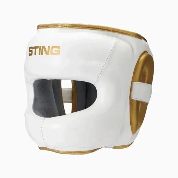 STING EVOLUTION FACE SHIELD - S - BLACK / GOLD - SEFS-1701