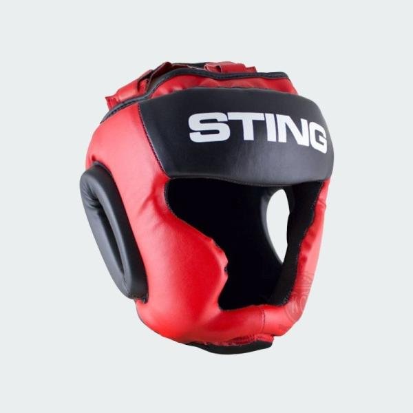 STING ARMALITE FULL FACE HEAD GUARD - S - BLACK/RED - SHC-0201