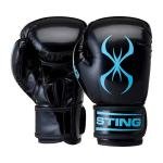 STING ARMA JUNIOR BOXING GLOVE - 6oz - BLACK / RED - SPBG-1410