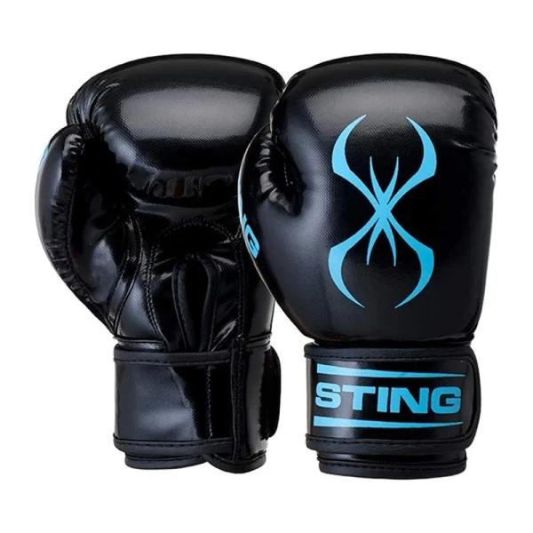 STING ARMA JUNIOR BOXING GLOVE - 6oz - BLACK / RED - SPBG-1410