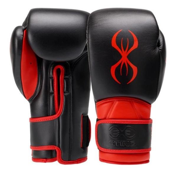 STING PREDATOR TRAINING GLOVE - 16oz - BLACK/RED - SPTG-L1215