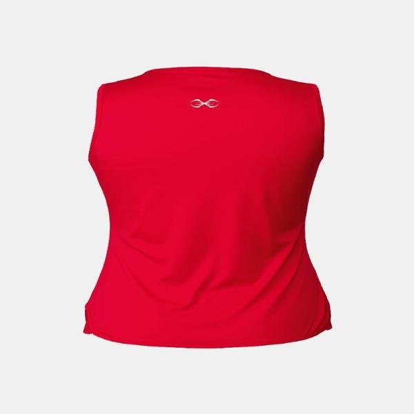 STING FEMALE BOXING METTLE SINGLET - SIZE XS - RED - W-ST1043-R00