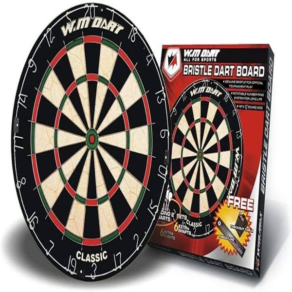 WINMAX CLASS CLASSIC BRISTLE DARTBOARD SET - WMG78491-A