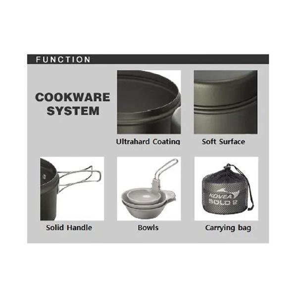 Kovea KOVEA SOLO2 COOKSET - KSK-SOLO2 COOK SET