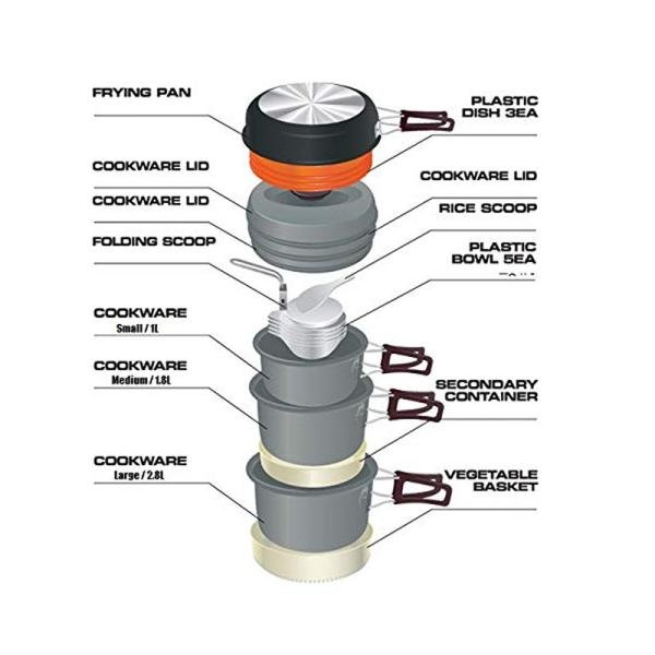Kovea KOVEA HARD 56 COOK SET - KSK-WH56-COOK SET