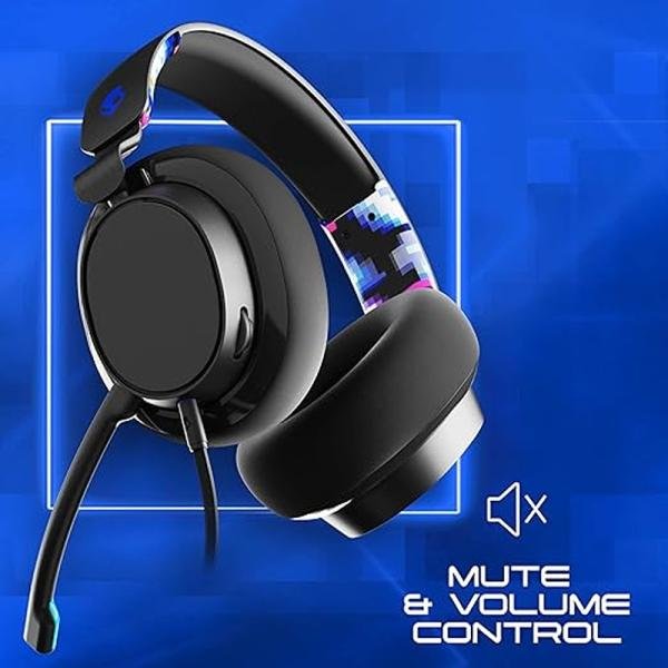 SKULLCANDY SLYR PLAYSTATION GAMING WIRED OVER EAR -BLACK DIGI-HYPE - S6SYY-Q766