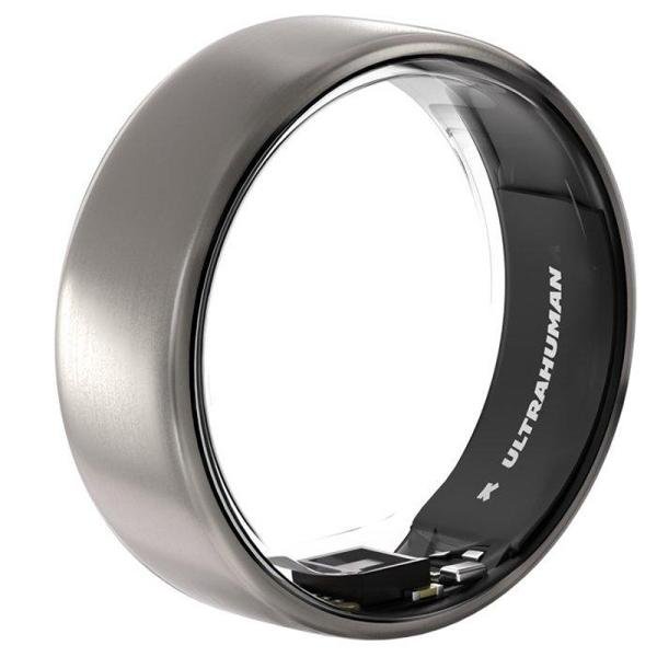 ULTRAHUMAN RING AIR- SIZE-5- RAW TITANIUM - UHRA-RT-05