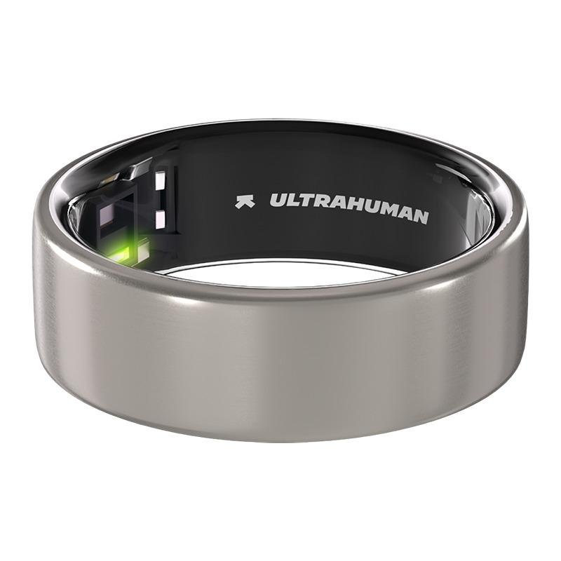 ULTRAHUMAN RING AIR- SIZE-12- RAW TITANIUM - UHRA-RT-12