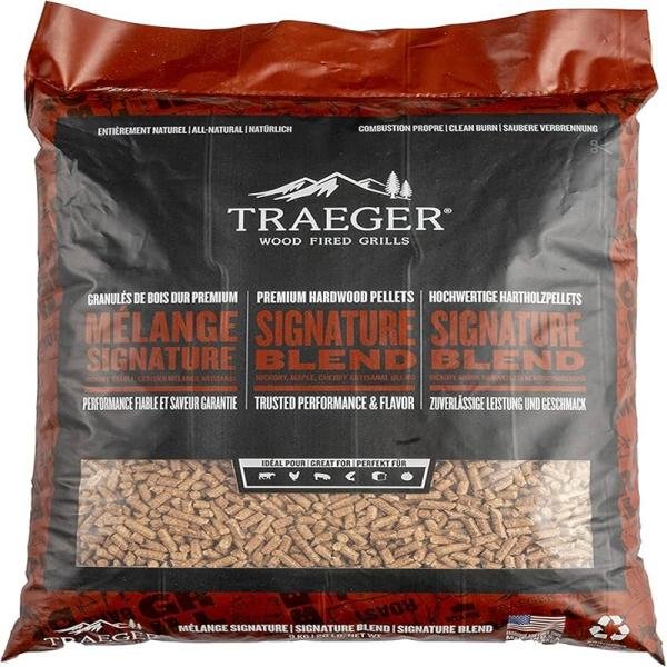 TRAEGER SIGNATURE BLEND PELLETS 9 KG BAG - PEL337