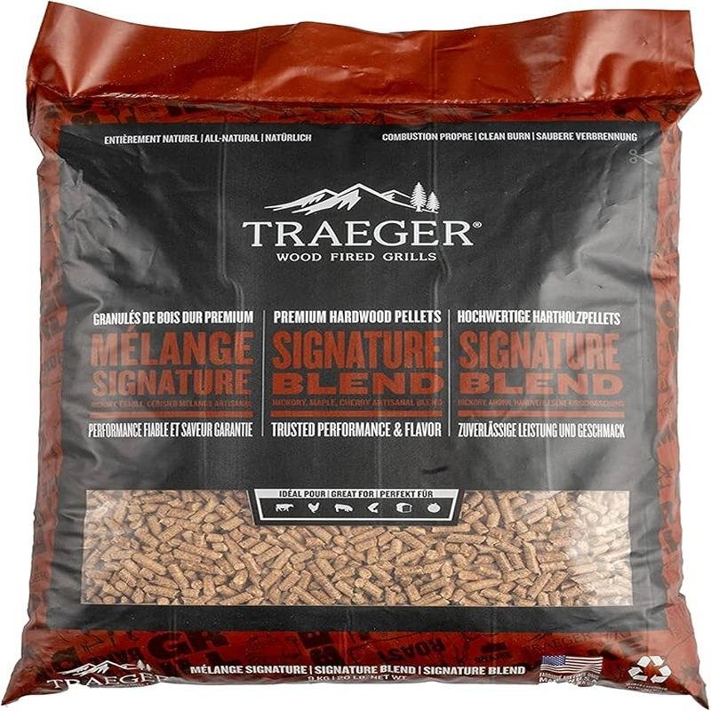 TRAEGER SIGNATURE BLEND PELLETS 9 KG BAG - PEL337
