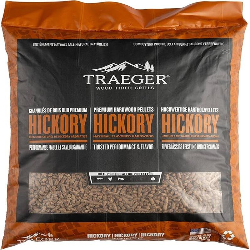 TRAEGER HICKORY PELLETS - 9 KG BAG - PEL342