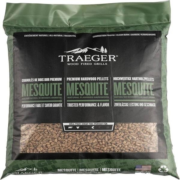 TRAEGER MESQUITE PELLETS - 9 KG BAG - PEL336