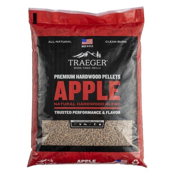 TRAEGER APPLE PELLETS- 9 KG BAG - PEL343