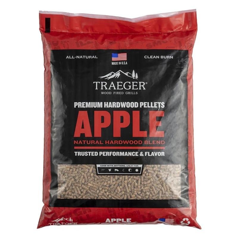 TRAEGER APPLE PELLETS- 9 KG BAG - PEL343