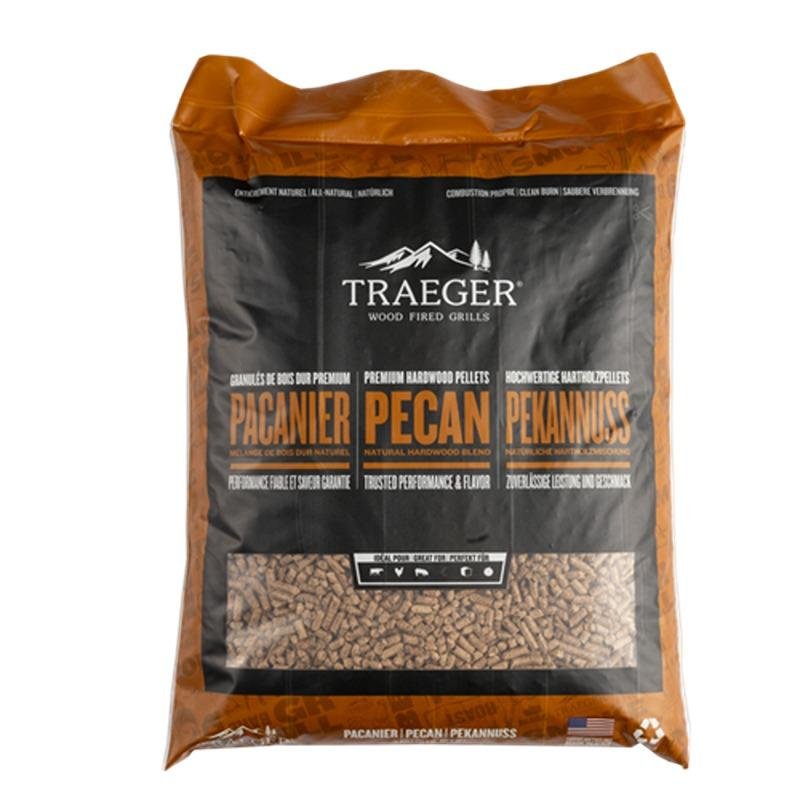 TRAEGER PECAN PELLETS -9 KG BAG - PEL340