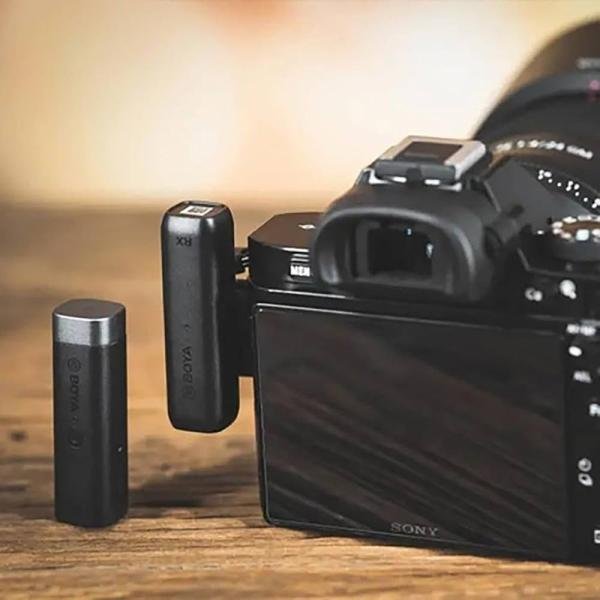 Boya By-Wm3U Digital True-Wireless Microphone System For Android Devices, Cameras, Smartphones (2.4 Ghz), USB-BY-WM3U