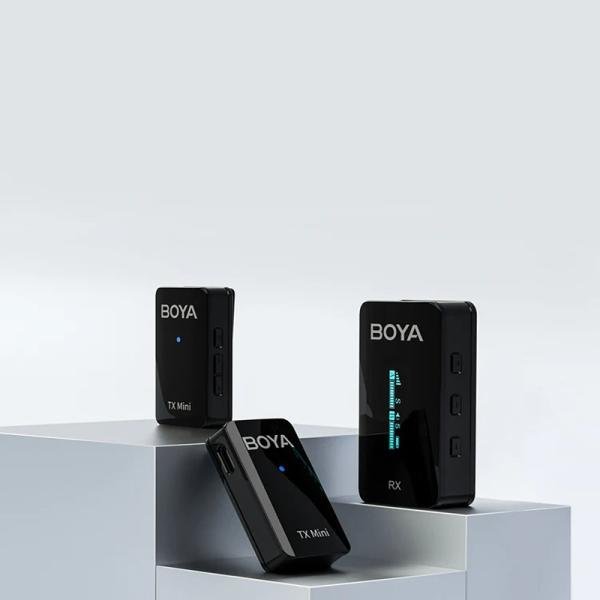 Boya BY-XM6 S2 Mini Dual Channel, 2.4Ghz Wireless microphone, TRS, TRRS-BY-XM6-S2 mini