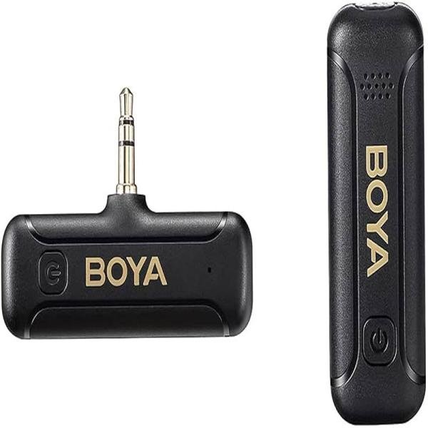 Boya BY-WM3T2-M1 Wireless Lavalier Microphone, 2.4GHz dual-channel wireless microphone system-BY-WM3T2-M1